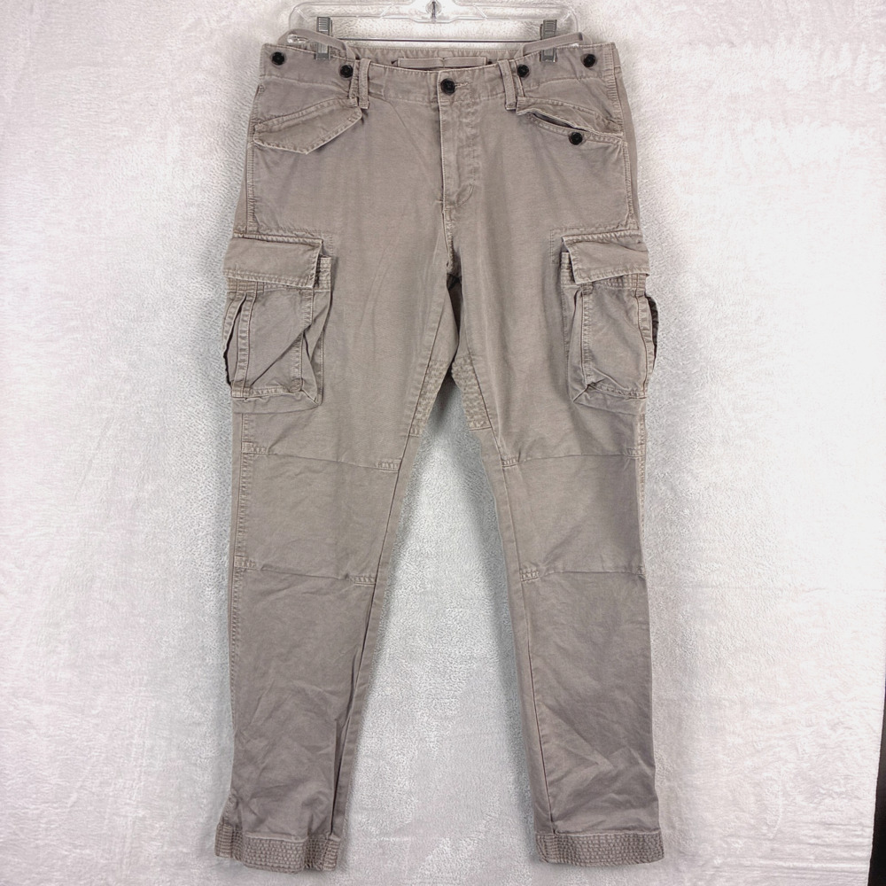Gant Michael Bastian Pants Mens 33x32 (34x32) Gray Stockbridge Cargo Grunge Y2K
